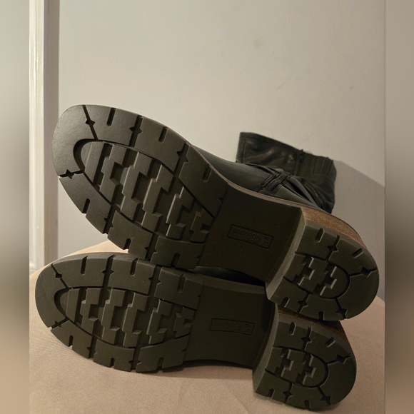 White Mountain Women's Black Burn Smooth Crammers Knee-High Boots Shoe Size 9 - Picture 9 of 9